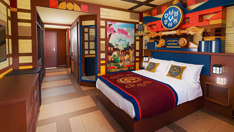 The hotel has introduced 48 Lego Ninjago Rooms.